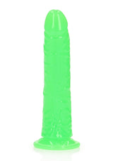 RealRock Glow In The Dark Dildo - Green 7"