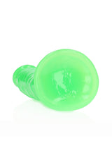 RealRock Glow In The Dark Dildo - Green 7"