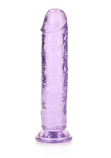 RealRock Straight Dildo - Purple 7"