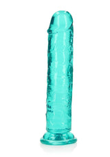 RealRock Straight Dildo - Turquoise 8"