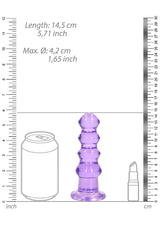 RealRock Curvy Dildo - 5.5" Purple