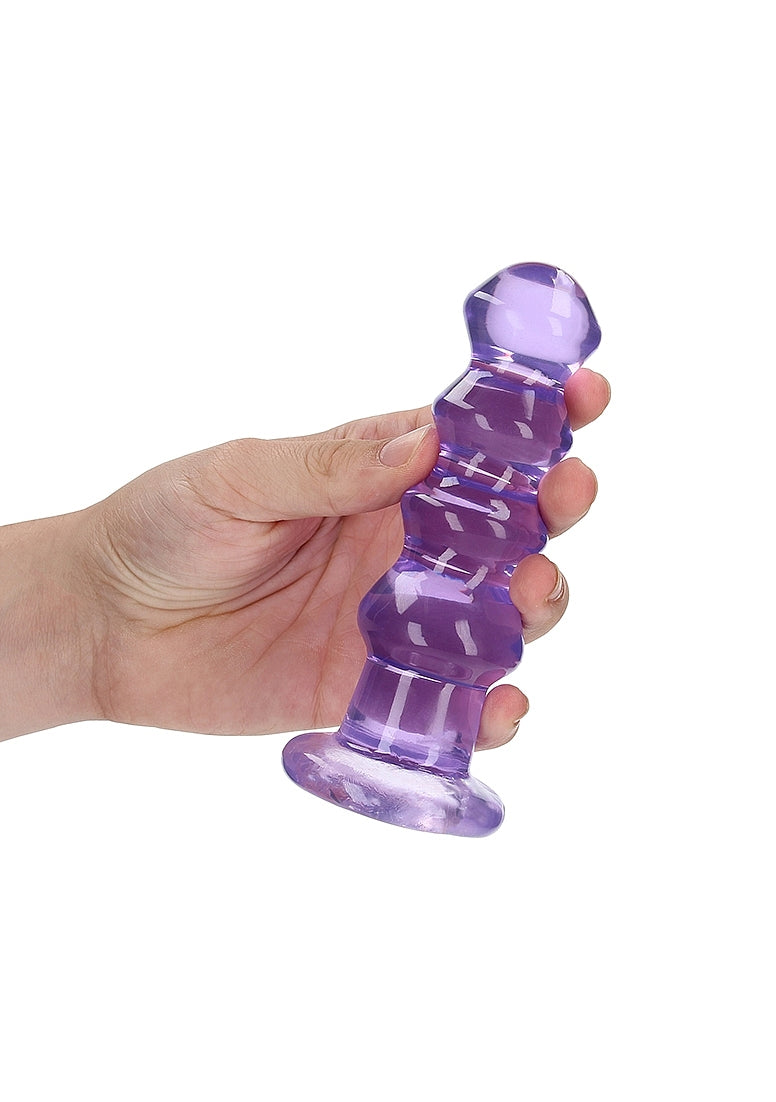 RealRock Curvy Dildo - 5.5" Purple