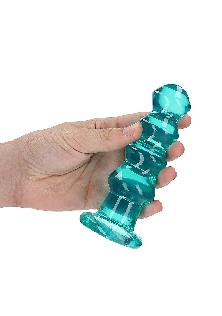 RealRock Curvy Dildo - 5.5" Turquoise