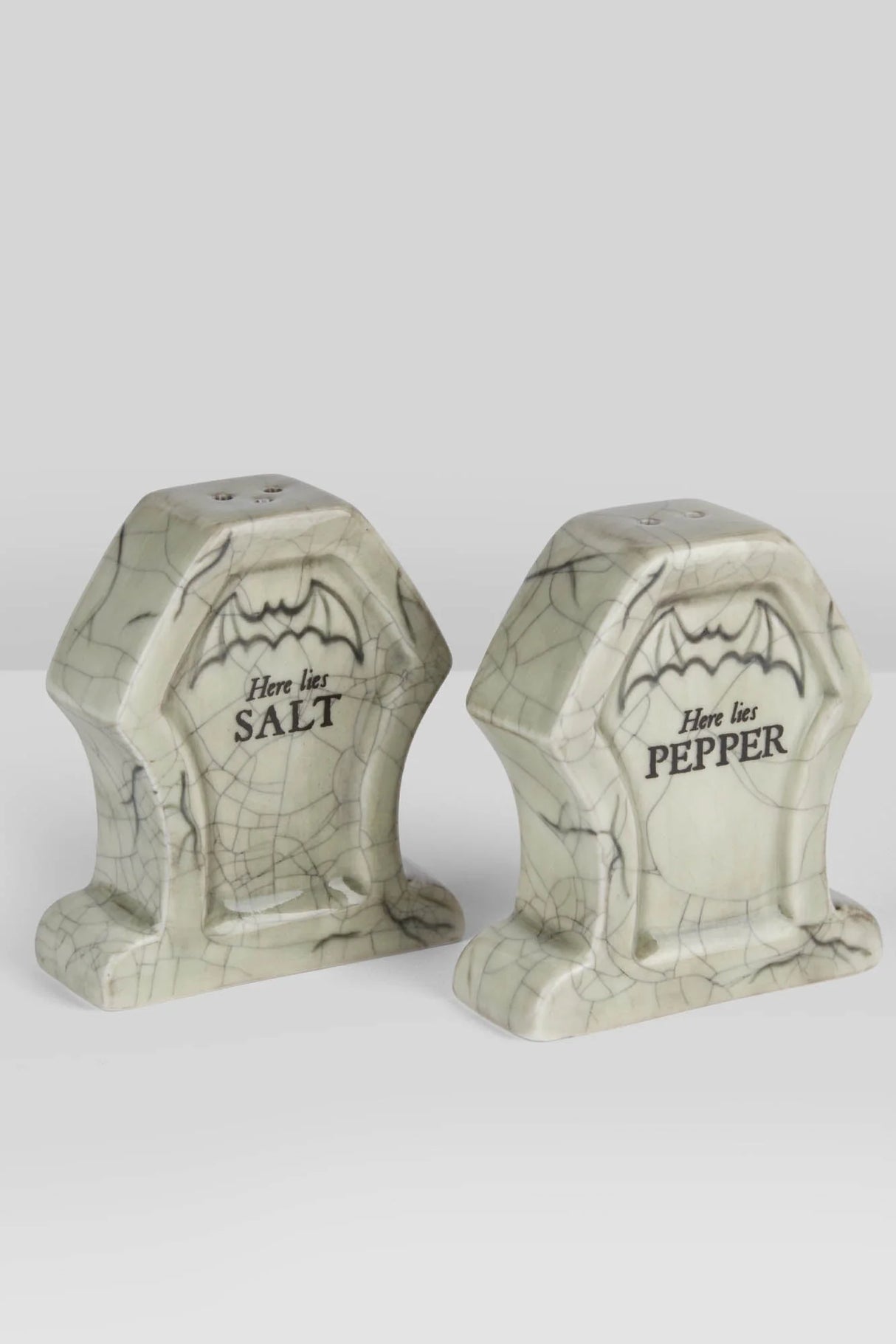 RIP Salt & Pepper Shakers- Grey
