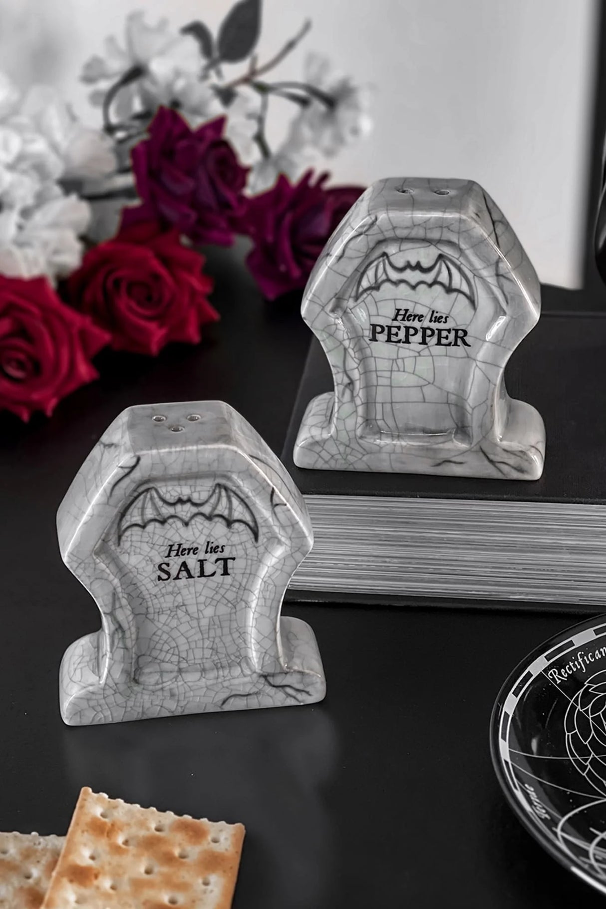 RIP Salt & Pepper Shakers- Grey