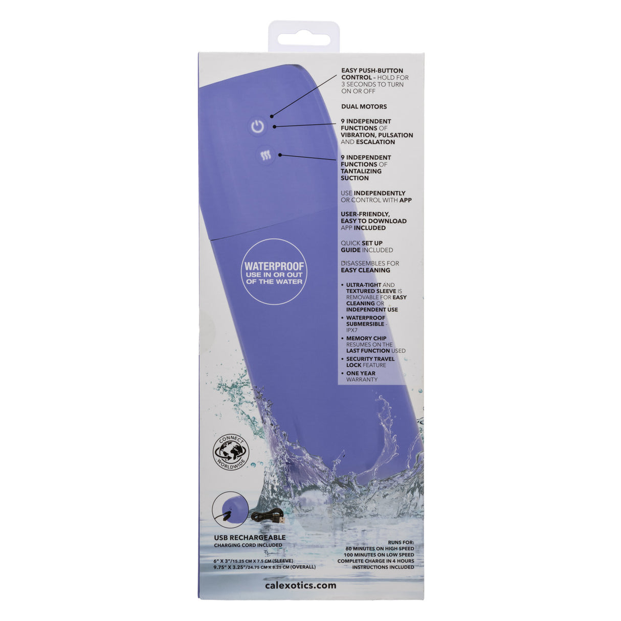 Connect APP Stroker w/Vibration + Suction