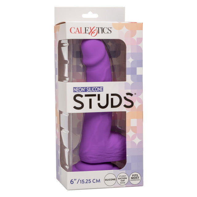 STUDS Neon Silicone 6" - Purple