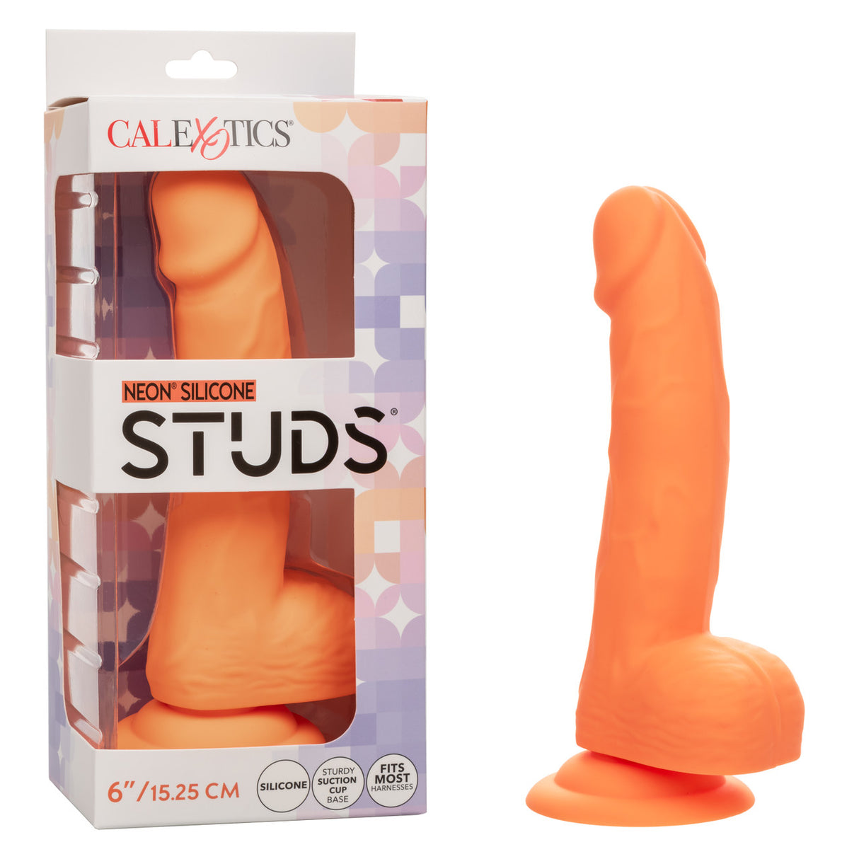 STUDS Neon Silicone 6" - Orange
