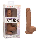 Silicone Stud Dual Density - Brown 5"