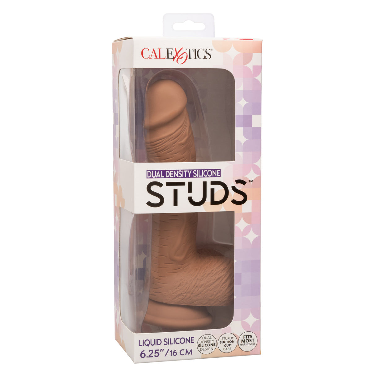 Silicone Stud Dual Density - Brown 6.25"