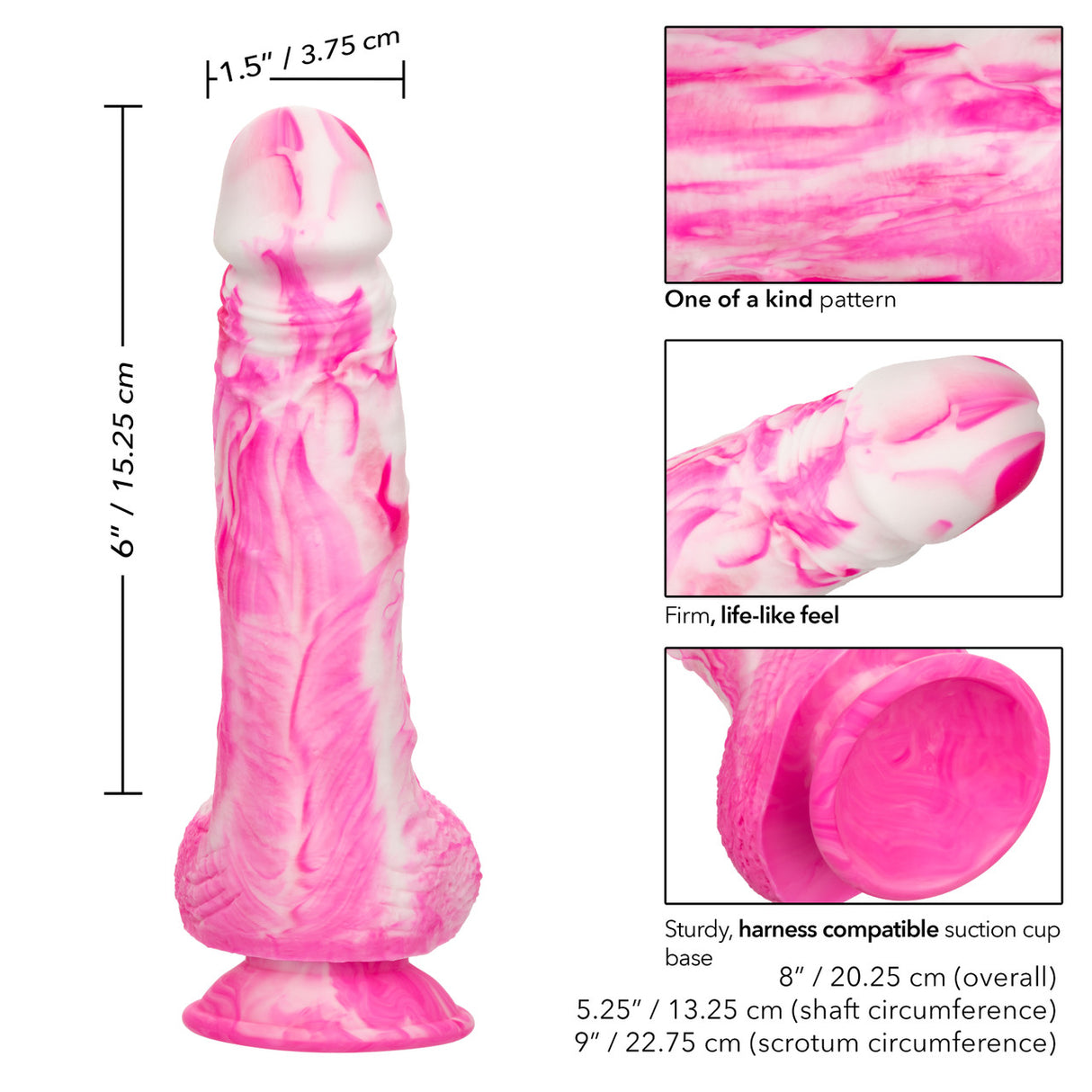 Twisted Love Dong 6" - Pink
