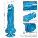 Twisted Love Dong 6"-Blue