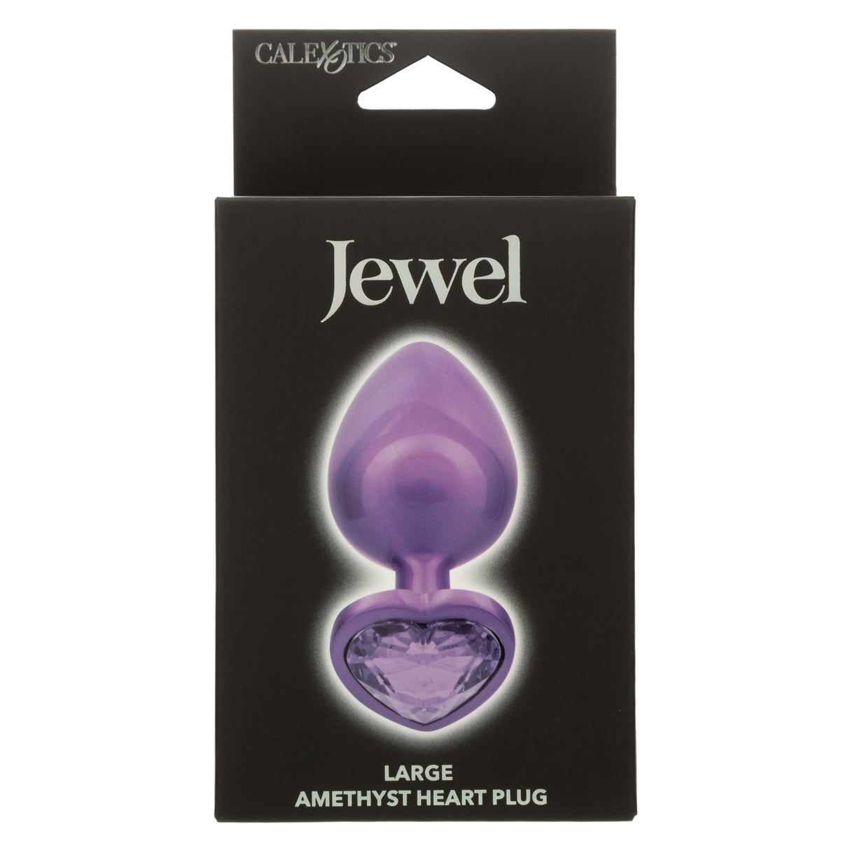 Jewel Plugs Large-Amethyst