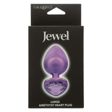 Jewel Plugs Large-Amethyst