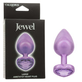 Jewel Plugs Large-Amethyst