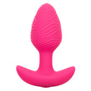 Cheeky Glow In The Dark Vibrating Plug-Pink