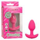 Cheeky Glow In The Dark Vibrating Plug-Pink