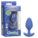 Cheeky Glow In The Dark Vibrating Plug-Purple