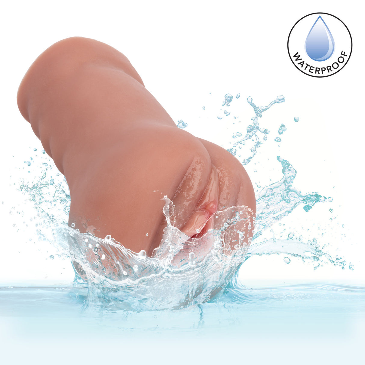 Stroke It Liquid Silicone Pussy - Brown