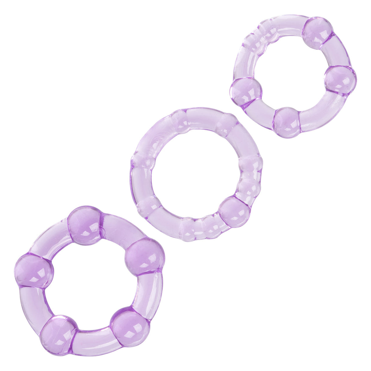 Silicone Island Rings Purple