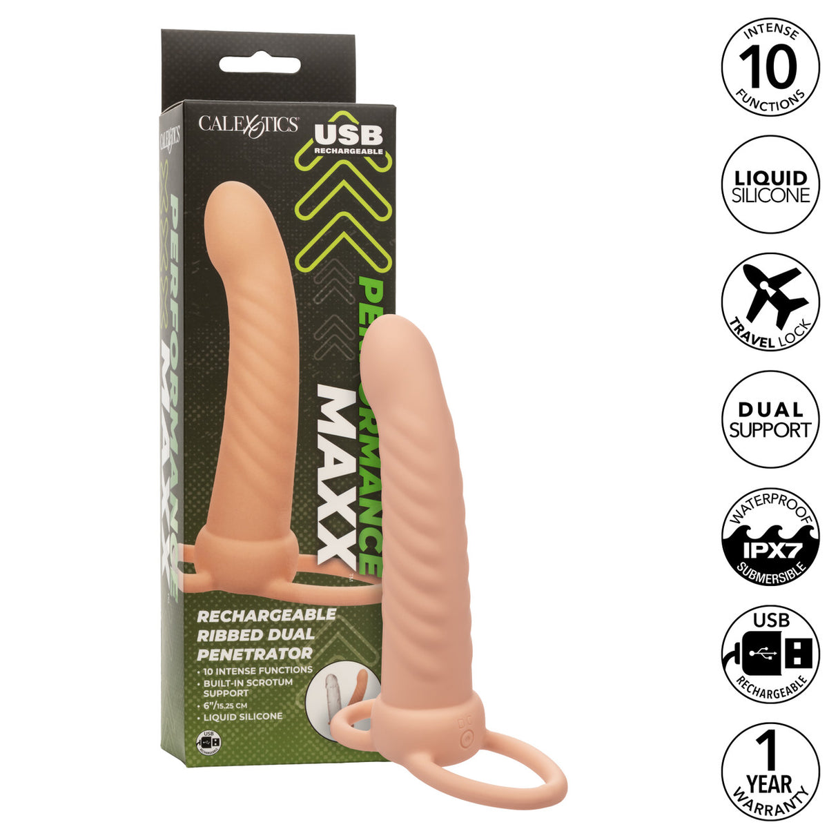 Performance MAXX Dual Penetrator-White