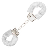 Playful Furry Cuffs-White