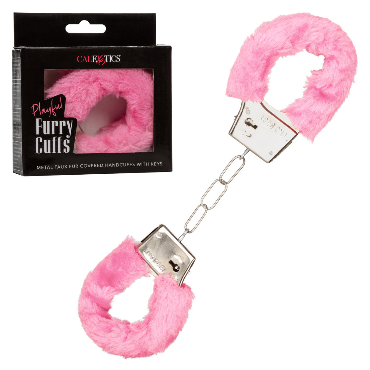Playful Furry Cuffs-Pink