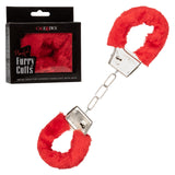 Playful Furry Cuffs-Red