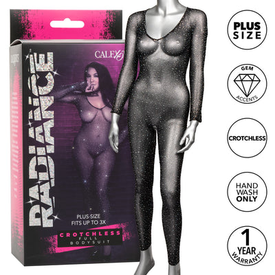 RADIANCE Crotchless Bodysuit Queen Size