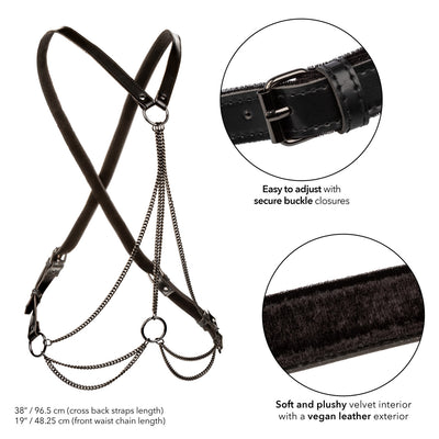 EUPHORIA Multi Chain Harness Plus Size