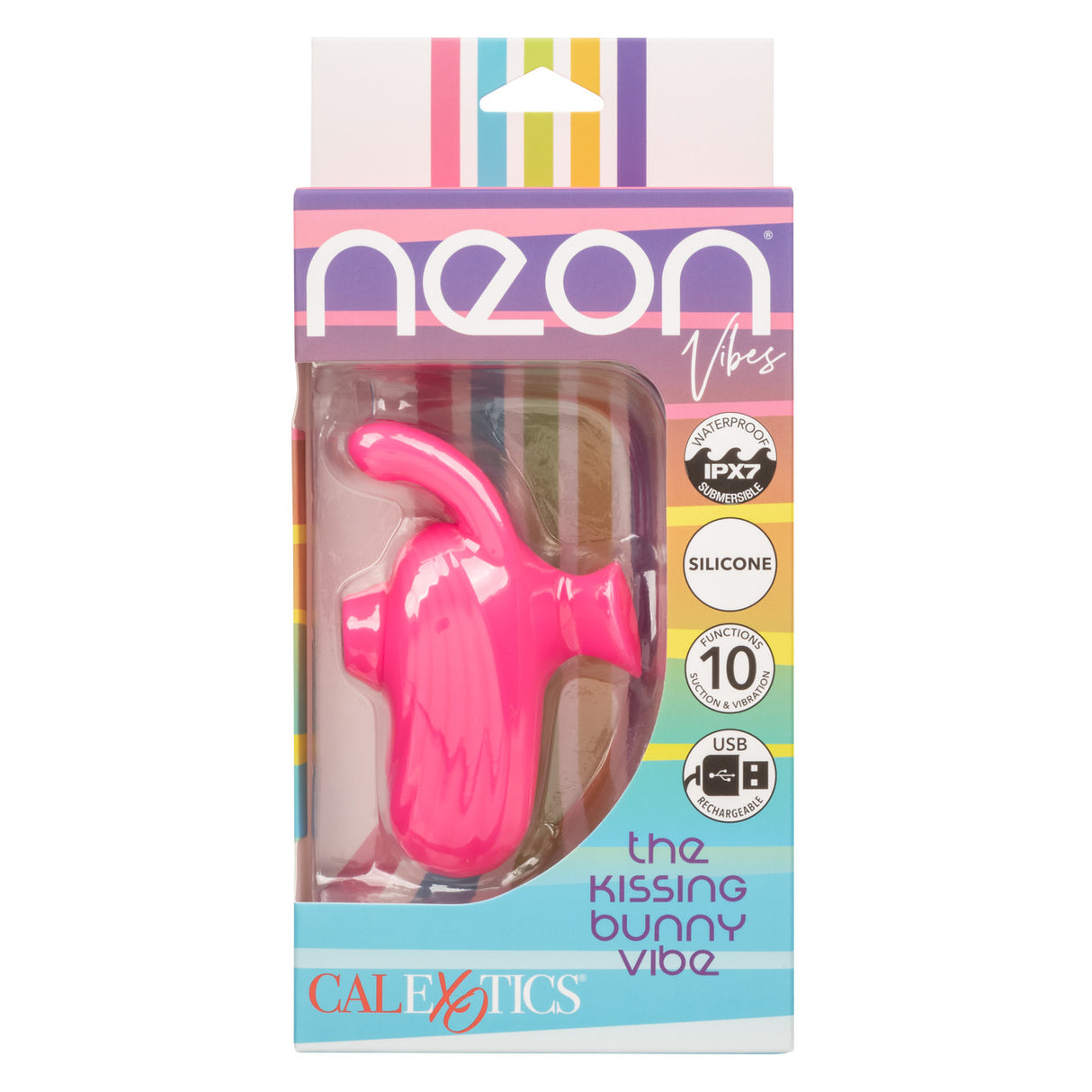 Neon Vibes-Kissing Bunny