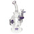 Bong: Propeller Perc 10"-Purple