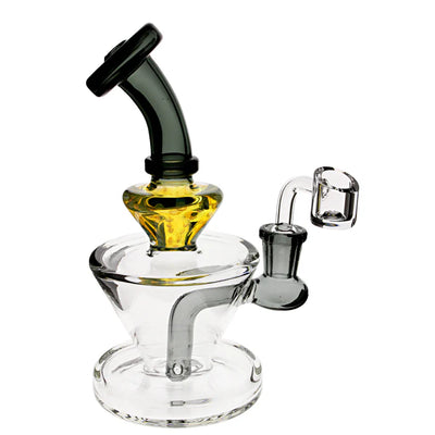 8" Plain Jane Cone Stack Smoke