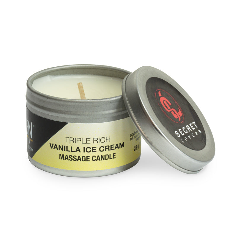Secret Lovers Massage Candle-Vanilla