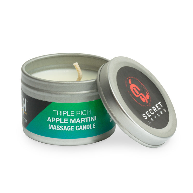 Secret Lovers Massage Candle-Apple Martini