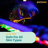 Pasties: Black Glitter Star Web