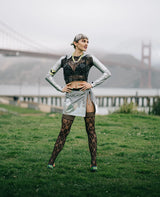 Thigh High: Elle Diamond Fishnet