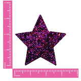 Pasties: Super Sparkle Purple Glitter Star