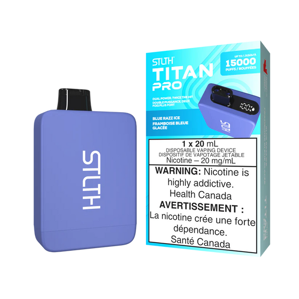 STLTH Titan Pro 15K- Blue Razz Ice