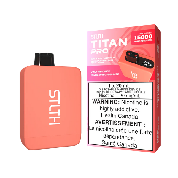 STLTH Titan Pro 15K- Juicy Peach Ice