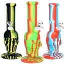 11" Silicone Skull Bong Assorted Colours