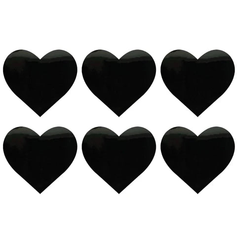 Pasties: Dom Squad Small Heart Pasties 6pk