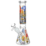 10" Mushroom Glo Beaker Bong