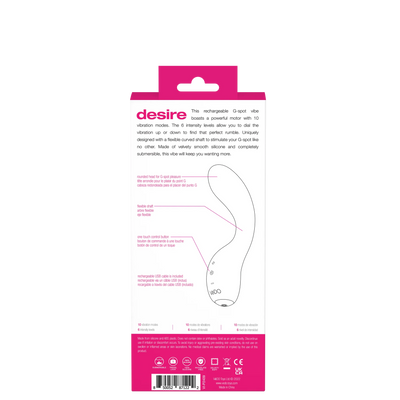 VEDO Desire Rechargeable GSpot-Pink