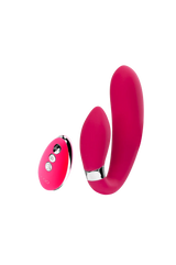 Jeni C Shaped Dual Vibe-Pink