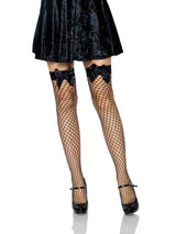 Sydney Net Thigh High Stockings- One Size
