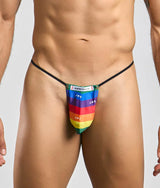 Justin & Simon Classic G-String- Pride Flag