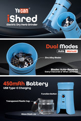 Yocan: iShred Electric Grinder (Sky Blue)
