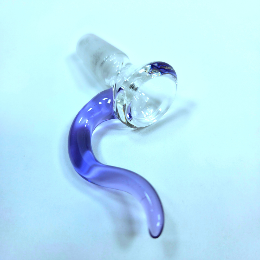 DiscoBox: Clear Bowl w/ Horn (14mm - Purple)
