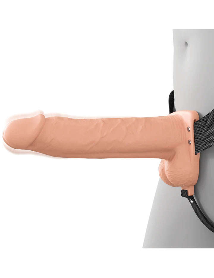 Fantasy Xtensions Elite 8" Silicone Strap On - Vibrating